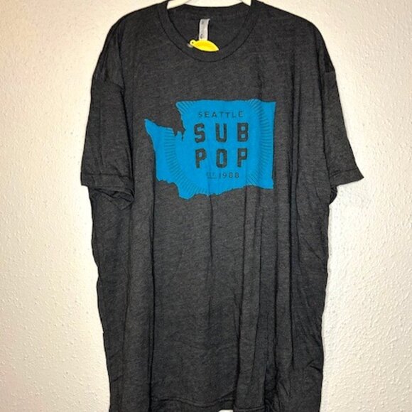 Sub-Pop WA State T-shirt Size XXL - Picture 1 of 4